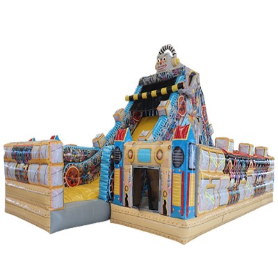 Robot theme park inflatable bouncer amusement park