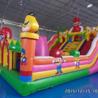 most exciting wet and dry giant inflatable slide toys