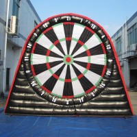 inflatable STICKY soccer ball dart board game /factory price custom inflatable darts board game pieces