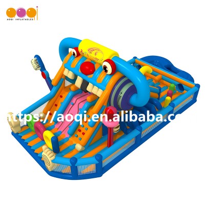 China factory price backyard radio playground inflatable toys for kid fun park