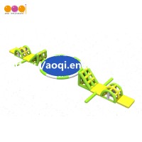 AOQI newest inflatable toy floating round swing water games for summer