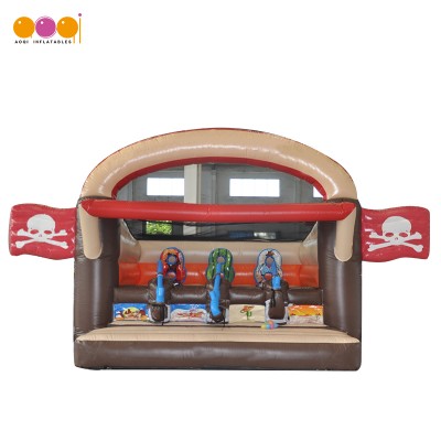 Hot sale pirate game, inflatable pirate shooting with EN14960 certificate