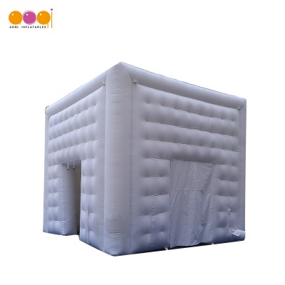 AOQI popular design outdoor inflatable cube house stall tent for trade show