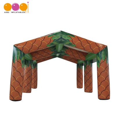 Outdoor customized jungle air tent 6 legs inflatable garage tent for sale