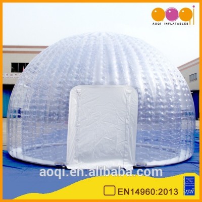 Transparent inflatable dome tent outdoor inflatable camping tent for sale