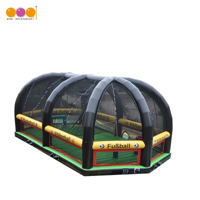 Novel inflatable soccer pitch wide football court inflatable playground for kids and adults