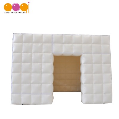 Commercial use white inflatable cube tent for trade show for sale