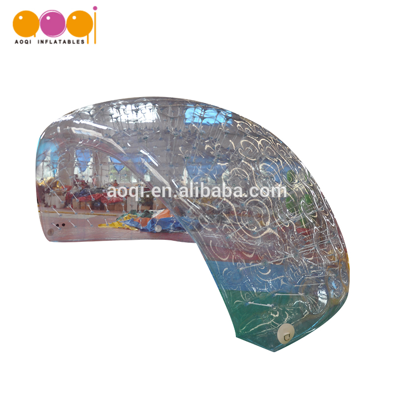 Transparent semicircle inflatable tent for outdoor