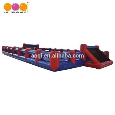 Indoor sport game inflatable football pitch, inflatable soccer playground