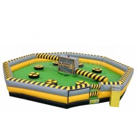 Commercial Amusement Park Facility Inflatable Meltdown Wipeout Game Meltdown Inflatable Game