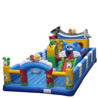 outdoor fun world inflatable theme amusement park playground fun city /fun city inflatable bouncy castle animal playground