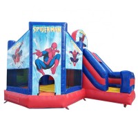 PVC 0.55mm spider inflatable bouncer slide /Spider man inflatable combo