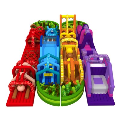 Inflatable Outdoor Obstacle Course Equipment