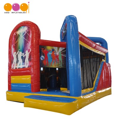 Inflatable Sport Balls Combo Slide Bouncer Game